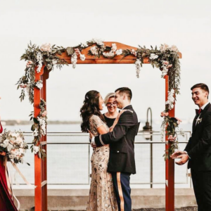 Wedding Arch - Natural Wood