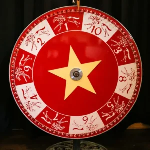 Doucettes Special Events Party And Tent Rental Game+Wheels Numbered 800h