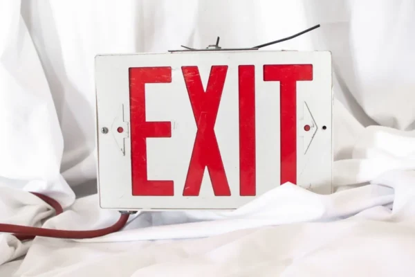 Doucettes Special Events Party And Tent Rental Lighted+Exit+Sign 800h