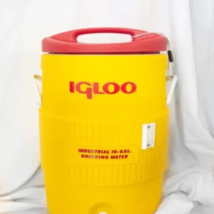 Doucettes Special Events Party And Tent Rental Water+Cooler +Yellow+and+Red+10+Gallon 800h